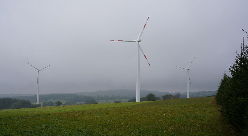 Windräder im Vogelsberg